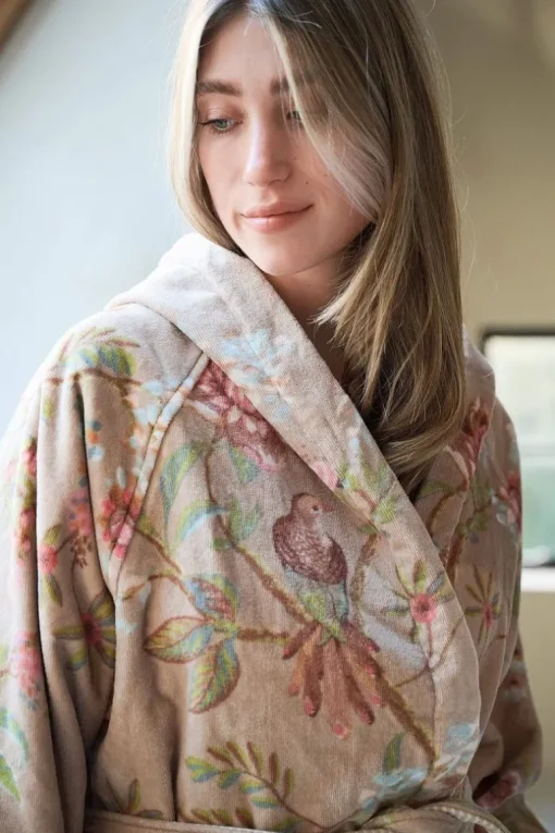 Bademantel Secret Garden Khaki