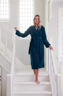 Bademantel Soft Zellige Dunkelblau