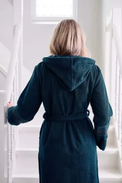 Bademantel Soft Zellige Dunkelblau