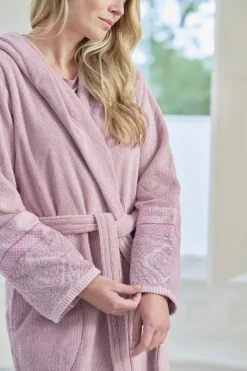 Bademantel Soft Zellige Lila