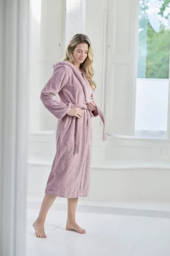 Bademantel Soft Zellige Lila