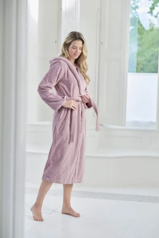 Bademantel Soft Zellige Lila