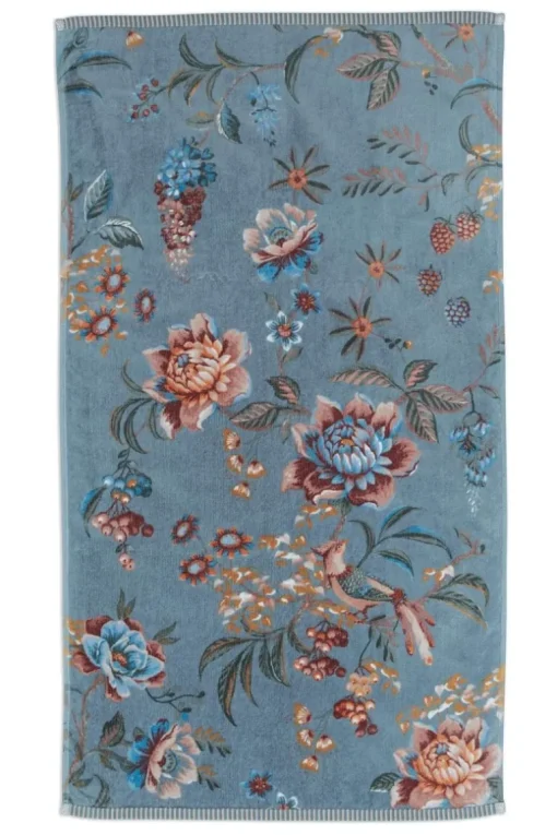 Badetuch Secret Garden Blau 55x100cm
