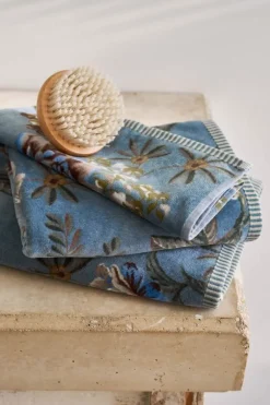 Badetuch Secret Garden Blau 55x100cm
