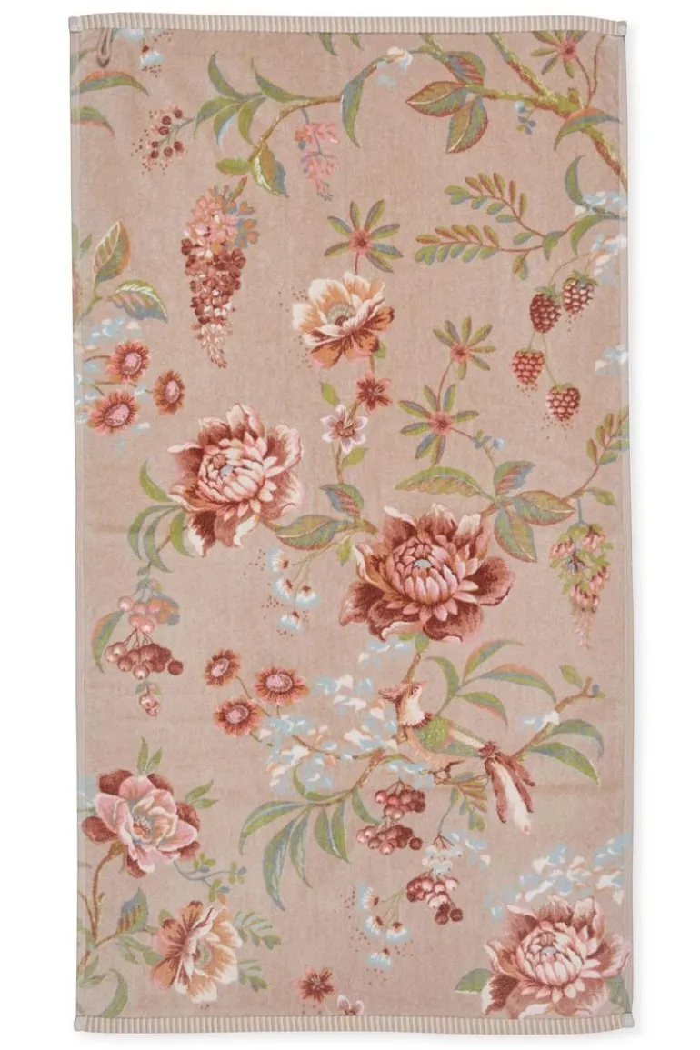Badetuch Secret Garden Khaki 55x100cm