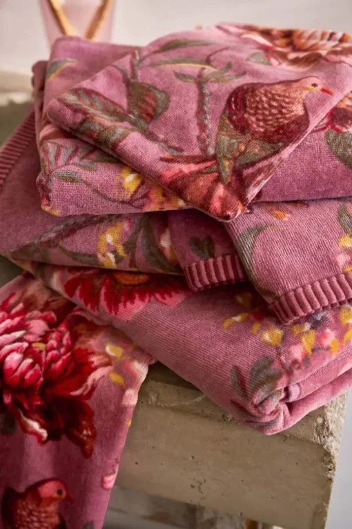 Badetuch Secret Garden Mauve 55x100cm