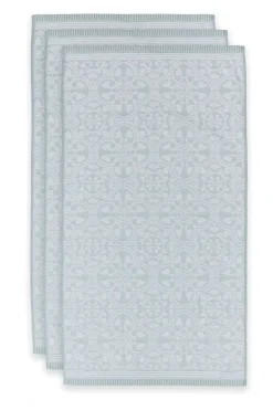 Badetuch Set/3 Tile de Pip Hellblau 55x100 cm