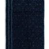 Badetuch Set/3 Tile de Pip Dunkelblau 55x100 cm