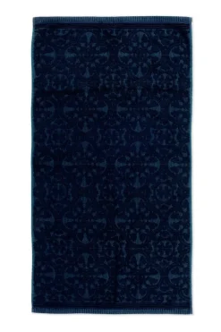 Badetuch Set/3 Tile de Pip Dunkelblau 55x100 cm