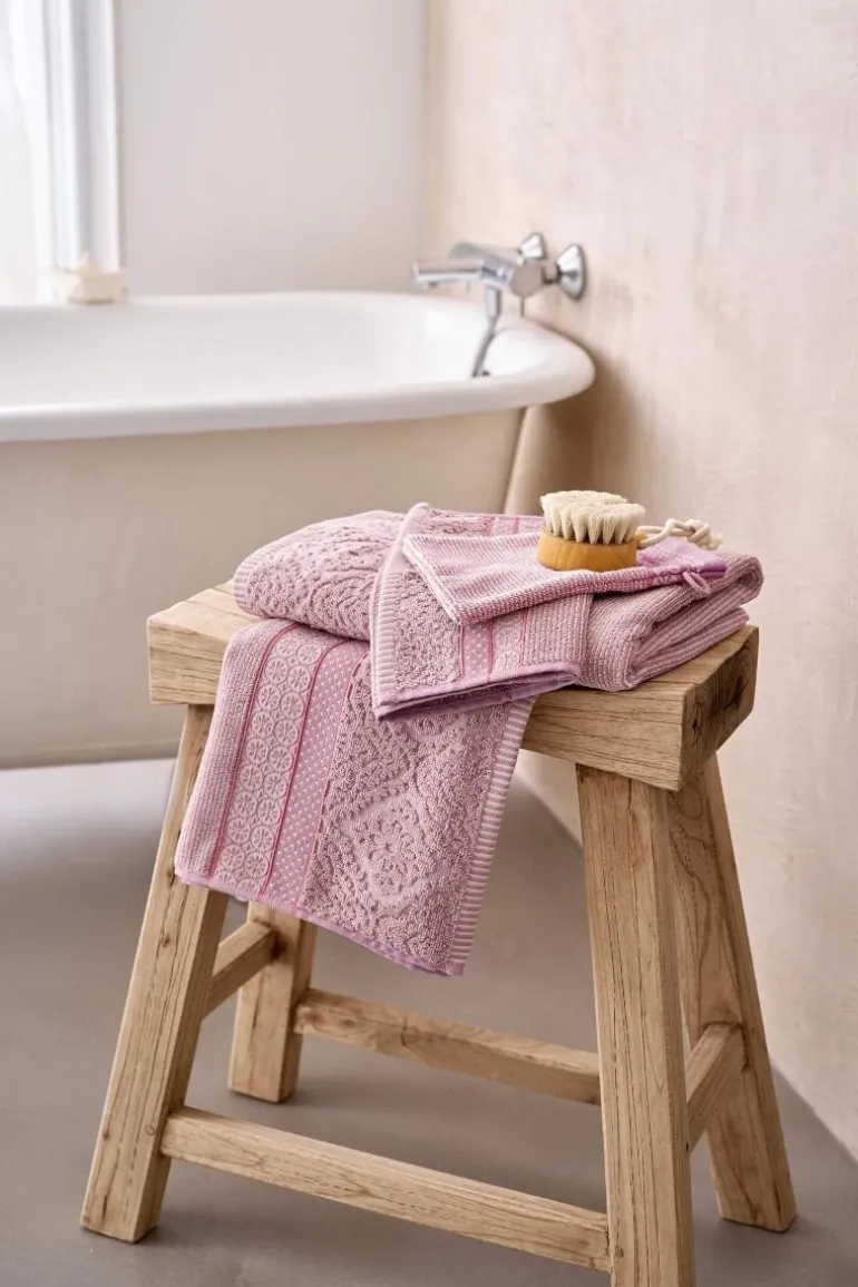 Badetuch Soft Zellige Lila 55x100cm