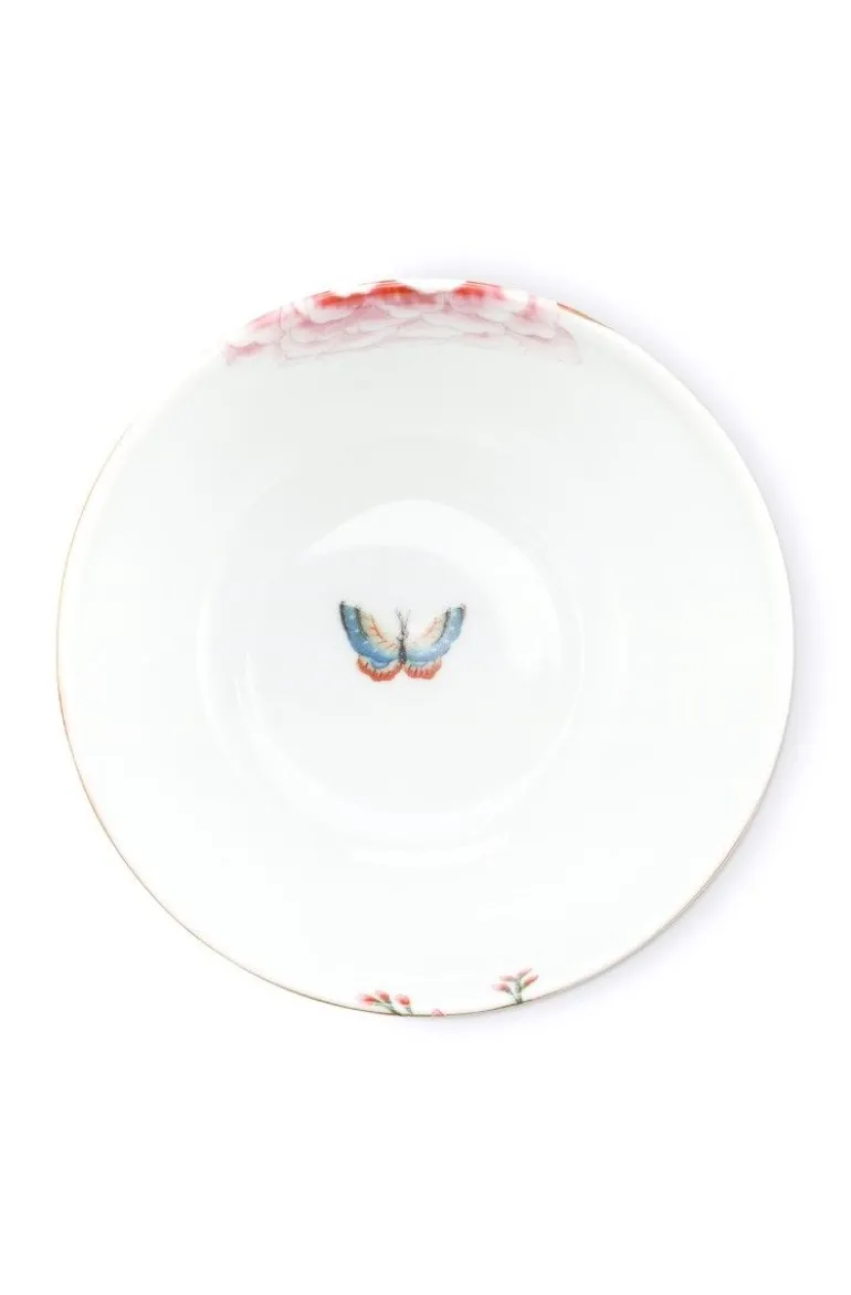 Blushing Birds Schale 12 cm weiß