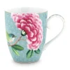 Blushing Birds Tasse groß blau