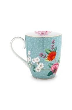 Blushing Birds Tasse groß blau