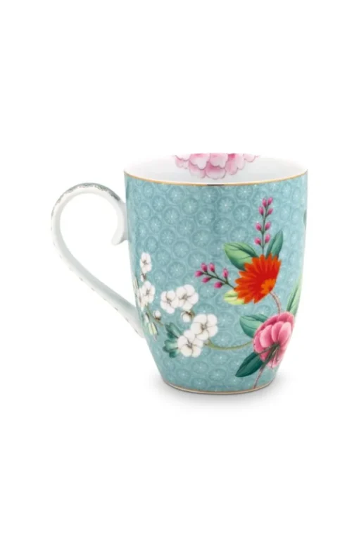 Blushing Birds Tasse groß blau