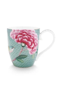 Blushing Birds Tasse XL Blau