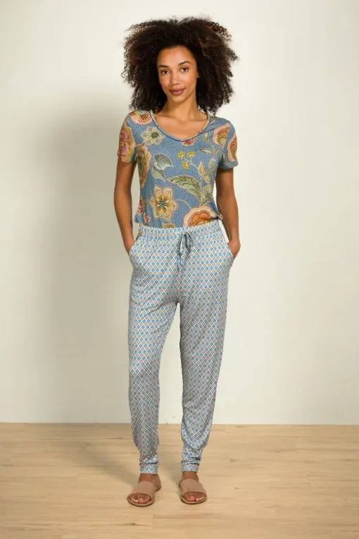 Bobien Lange Hose Mojo Blau