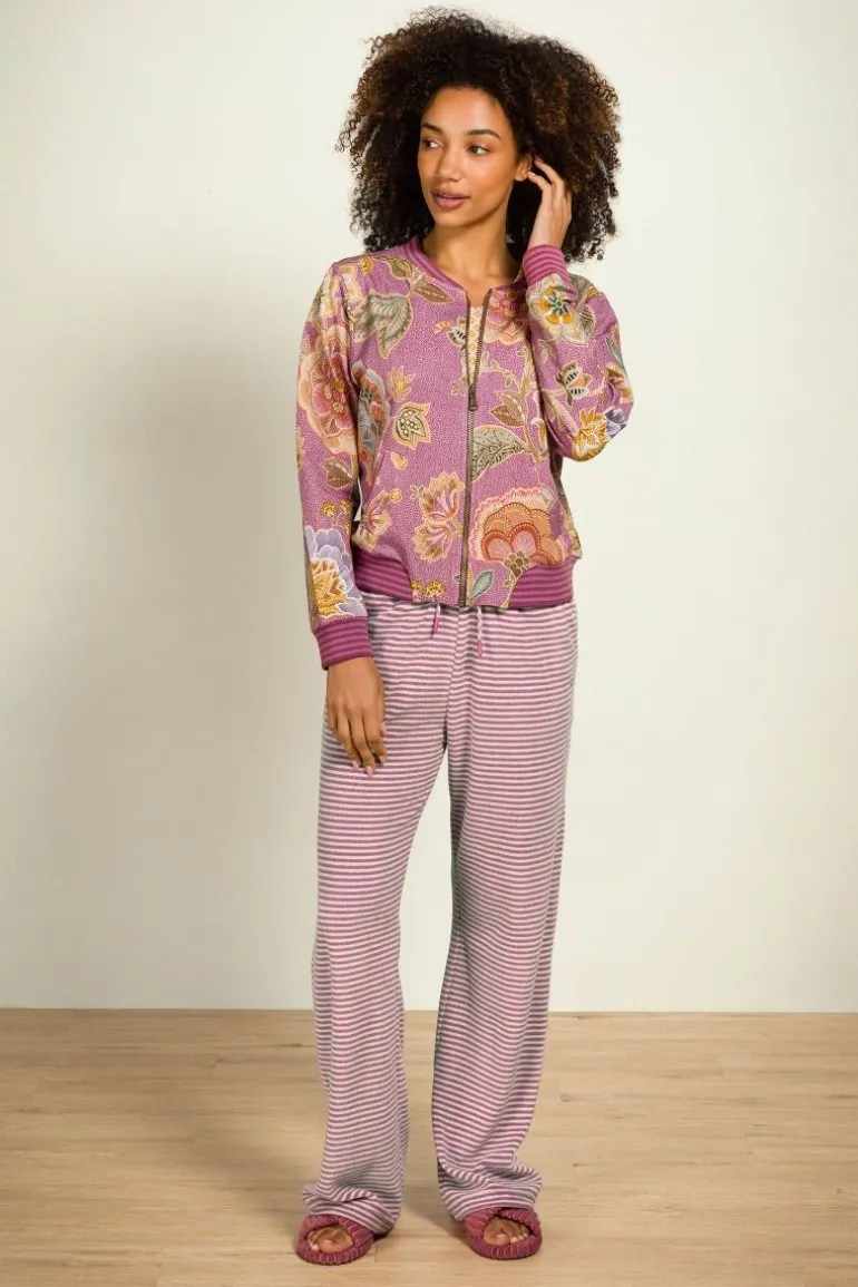 Britta Lange Hose Little Sumo Stripe Lila