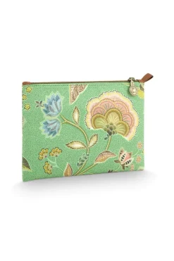 Charly Flaches Necessaire Mittel Matata Grün
