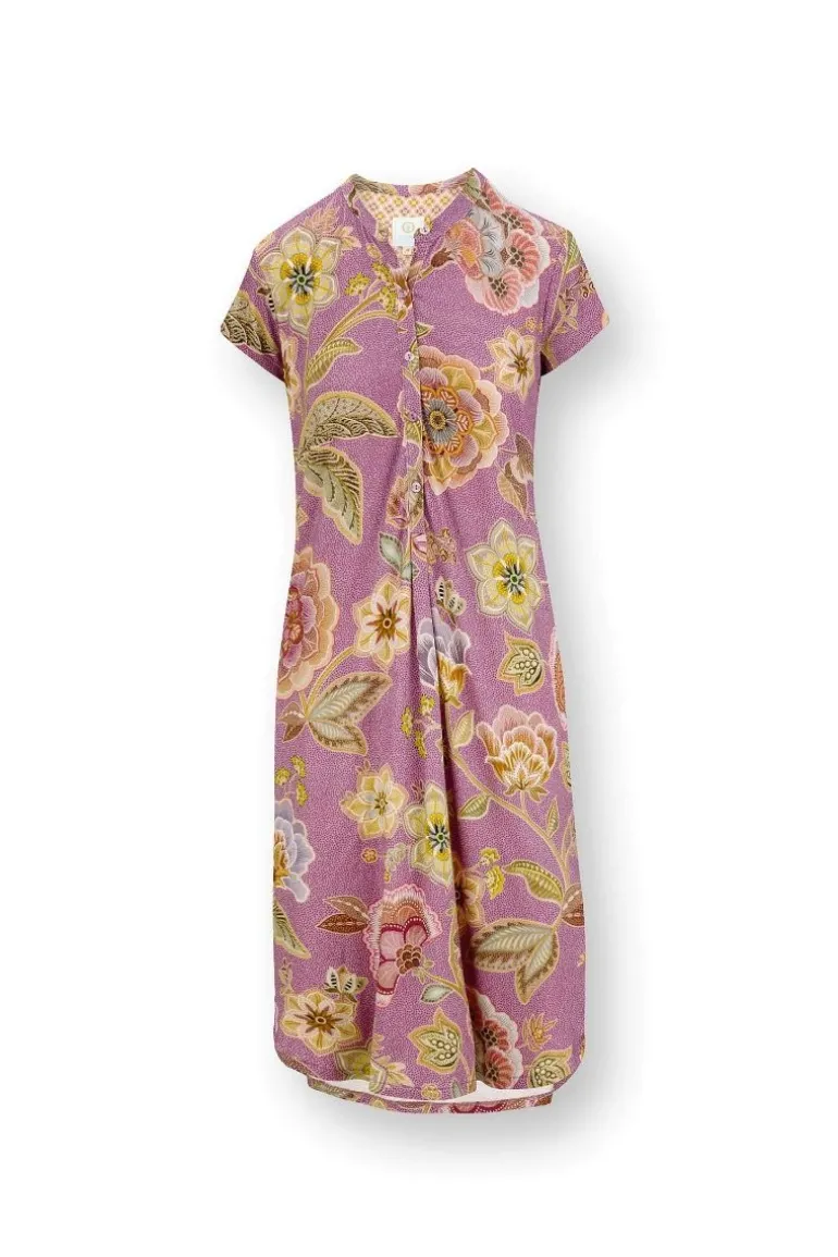 Dalia Nachthemd Kurze Ärmeln Matata Lila