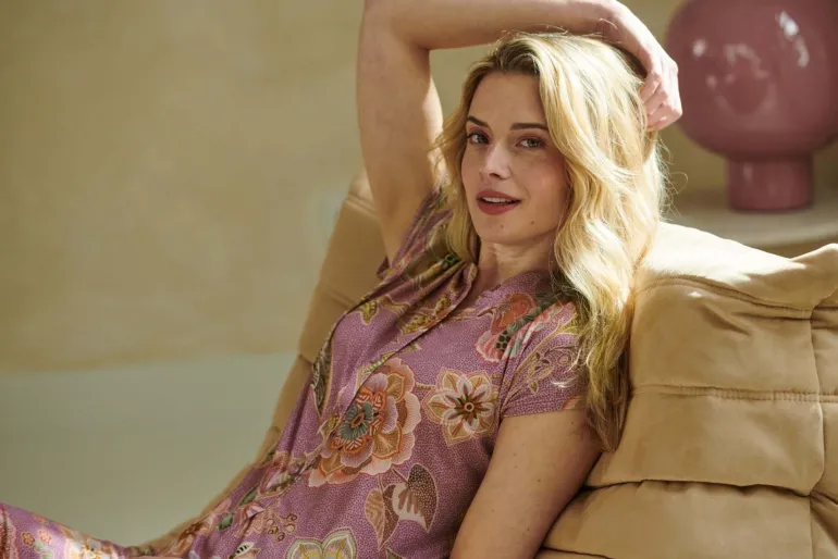 Dalia Nachthemd Kurze Ärmeln Matata Lila