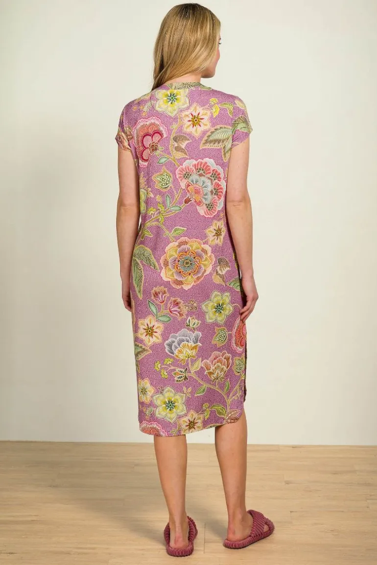 Dalia Nachthemd Kurze Ärmeln Matata Lila