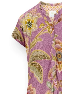 Dalia Nachthemd Kurze Ärmeln Matata Lila