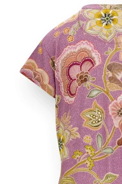 Dalia Nachthemd Kurze Ärmeln Matata Lila