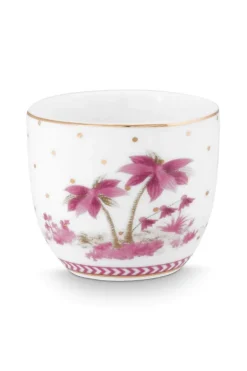 Eierbecher Jolie Punkte Gold Rosa