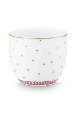 Eierbecher Jolie Punkte Gold Rosa