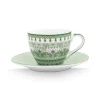 Espresso Tasse & Untertasse Lily&Lotus Moon Delight Hellgrün