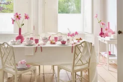 Espresso Tasse & Untertasse Jolie Punkte Gold Rosa