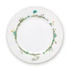 Essteller Jolie Punkte Gold Blau 26.5cm