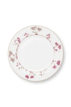 Essteller Jolie Punkte Gold Rosa 26.5cm
