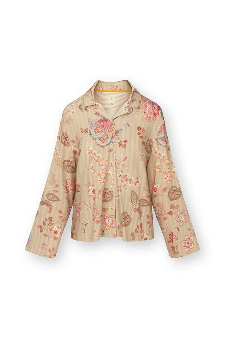 Faye Top Lange Ärmeln Buenas Noches Sand