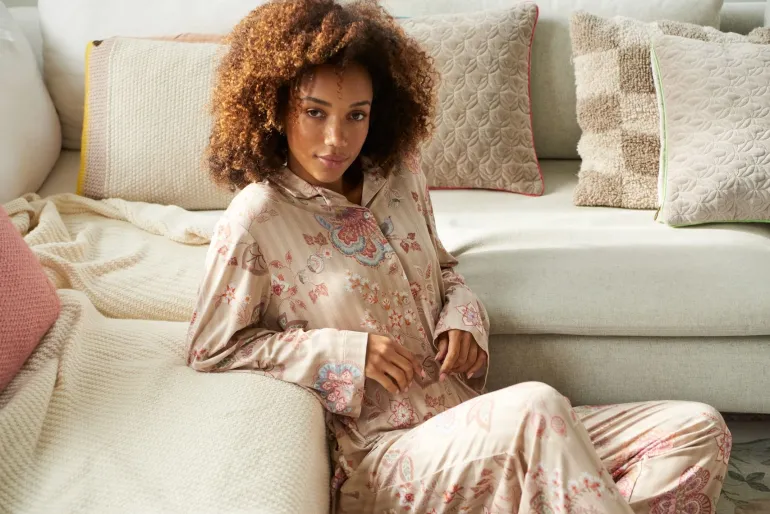 Faye Top Lange Ärmeln Buenas Noches Sand