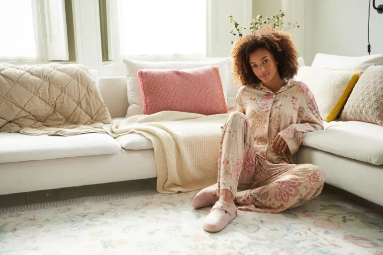 Faye Top Lange Ärmeln Buenas Noches Sand