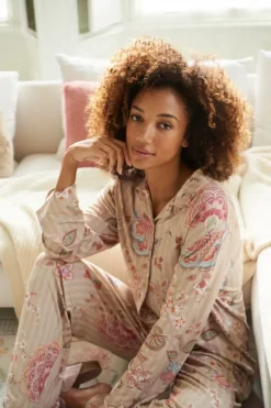 Faye Top Lange Ärmeln Buenas Noches Sand