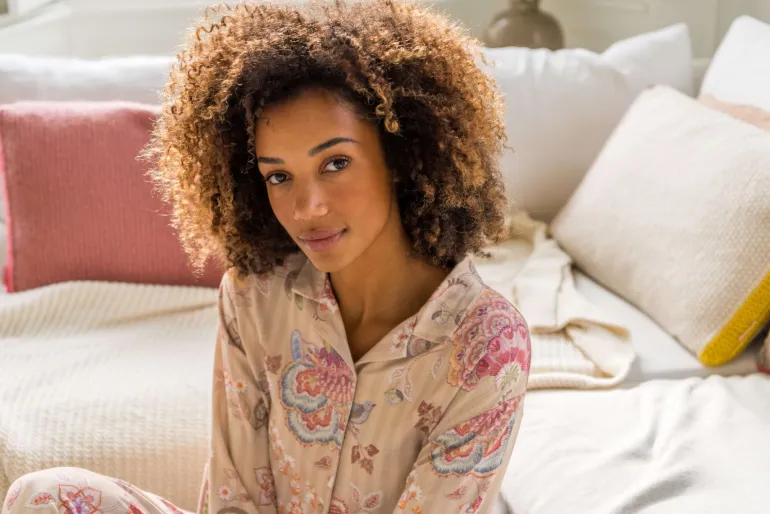 Faye Top Lange Ärmeln Buenas Noches Sand