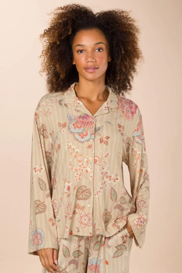 Faye Top Lange Ärmeln Buenas Noches Sand