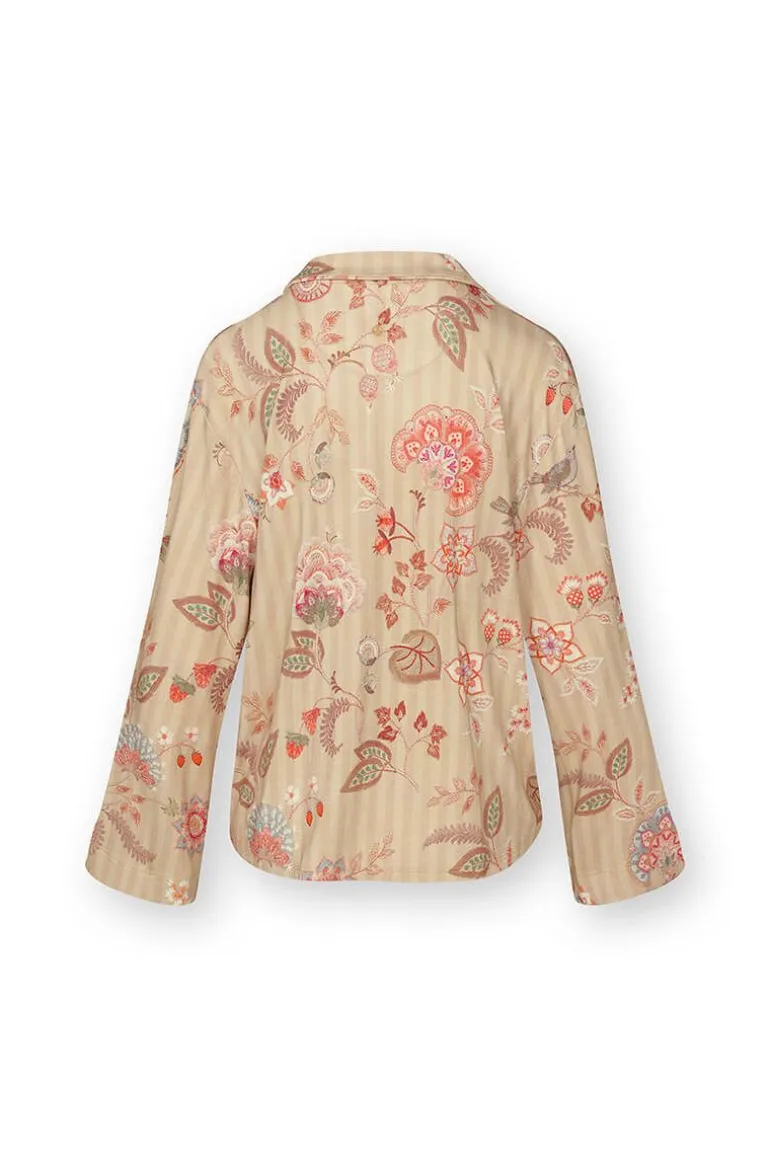 Faye Top Lange Ärmeln Buenas Noches Sand