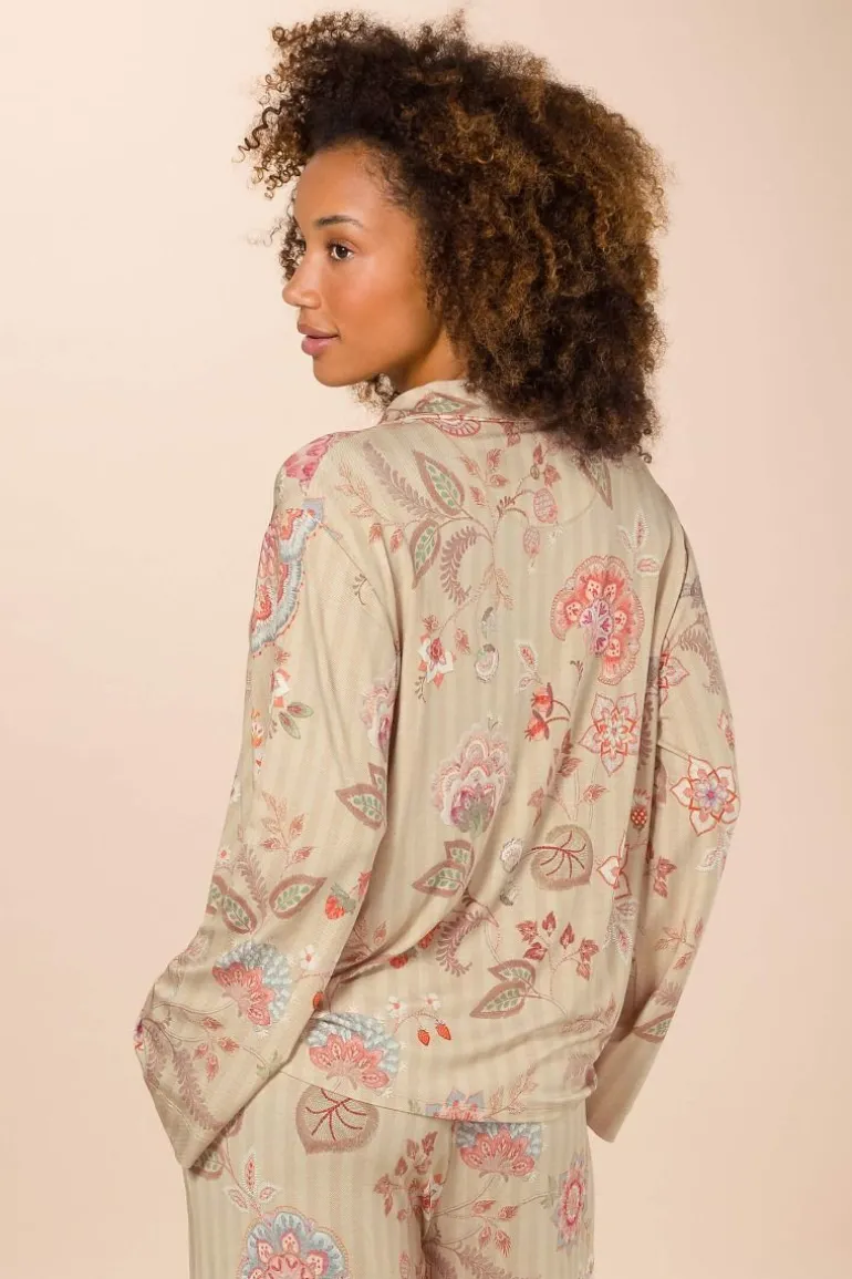 Faye Top Lange Ärmeln Buenas Noches Sand