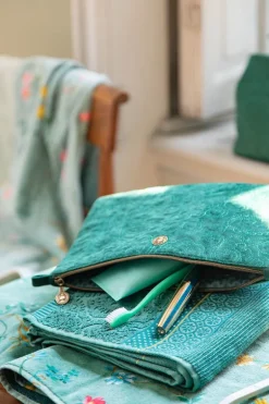 Flaches Necessaire Gross Quiltey Days Grün