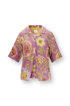 Flora Top Kurze Ärmeln Matata Lila