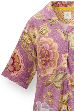 Flora Top Kurze Ärmeln Matata Lila