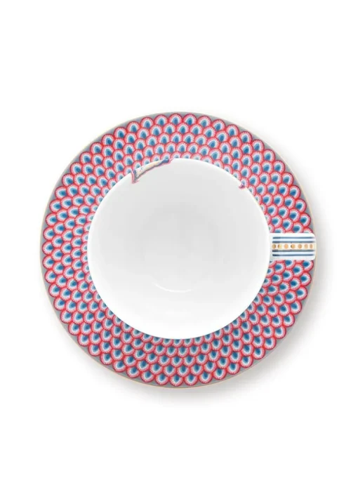 Flower Festival Cappuccino Tasse & Undertasse Hellblau