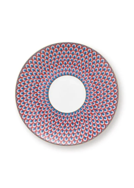 Flower Festival Cappuccino Tasse & Undertasse Hellblau