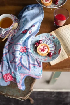 Flower Festival Cappuccino Tasse & Undertasse Hellblau