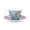 Flower Festival Espresso Tasse & Undertasse Hellblau
