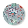 Flower Festival Gebäckteller Hellblau 17 cm
