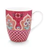 Flower Festival Tasse Gross Deco Dunkelrosa